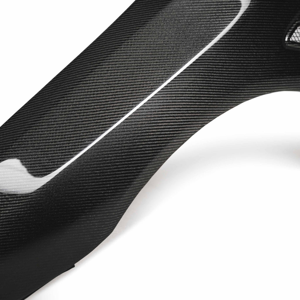 Seibon 08-12 Mitsubishi Evo X 10mm Wider Carbon Fiber Fenders - Black Ops Auto Works