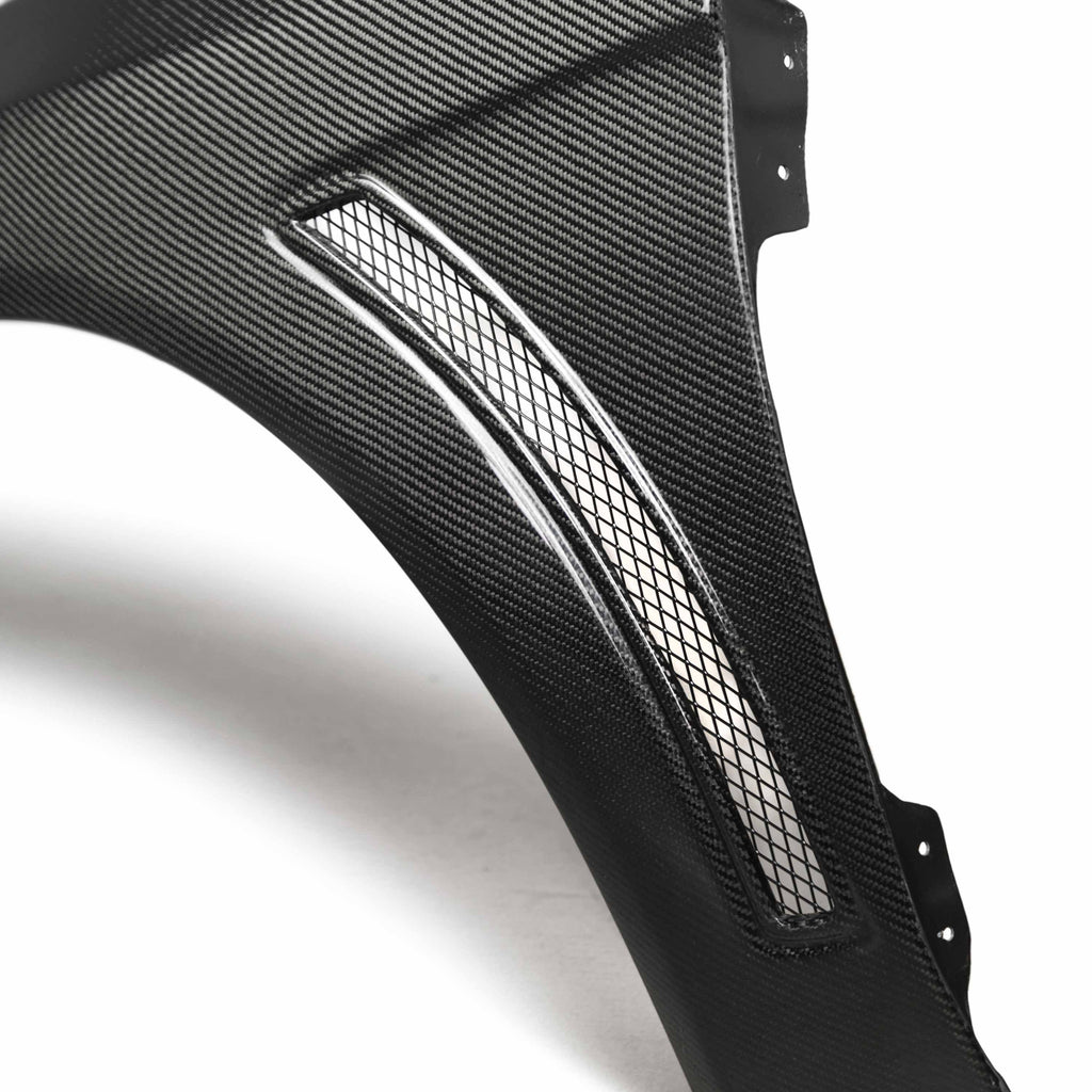 Seibon 08-12 Mitsubishi Evo X 10mm Wider Carbon Fiber Fenders - Black Ops Auto Works