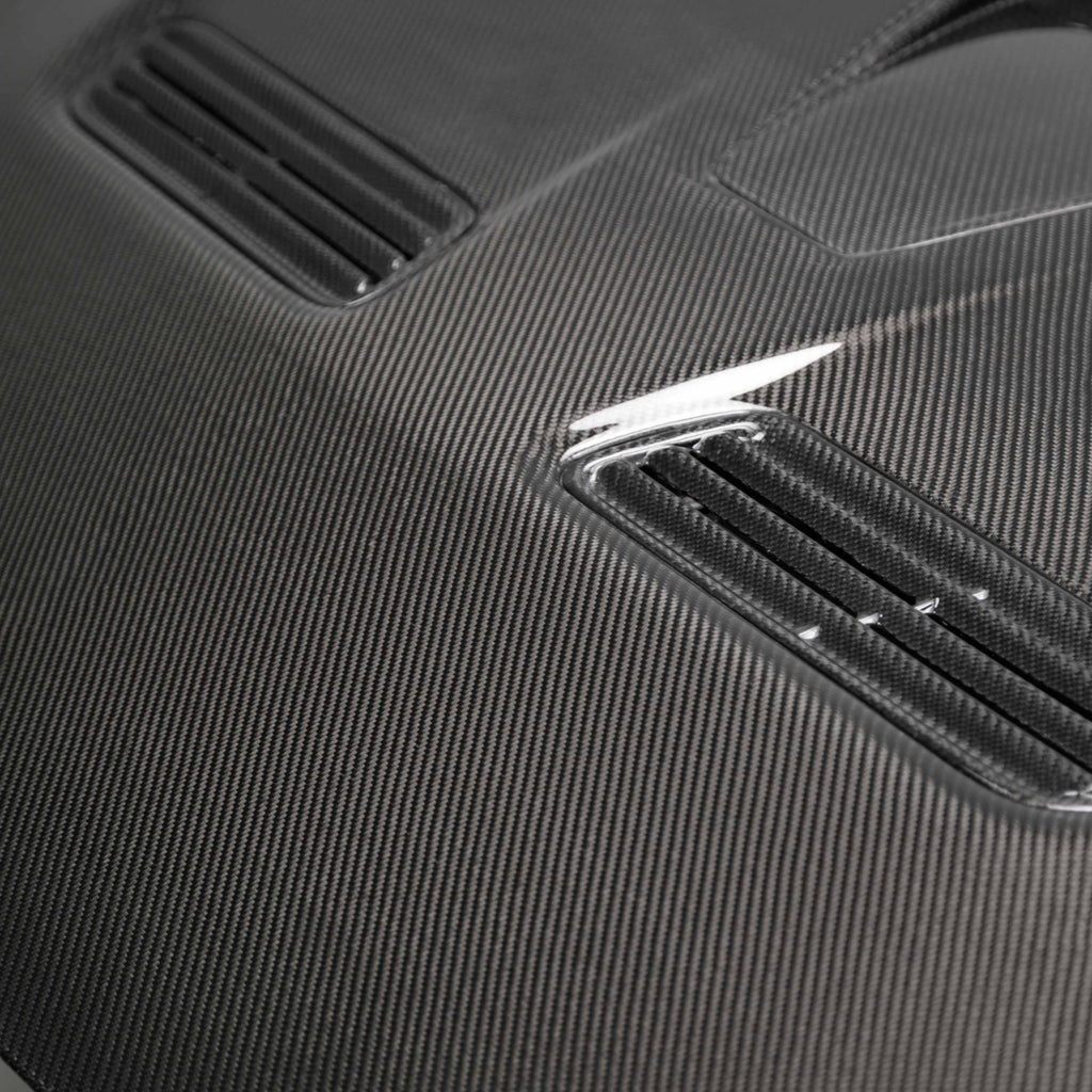 Seibon Seibon 08-12 Mitsubishi Evo X OEM style Carbon Fiber Hood