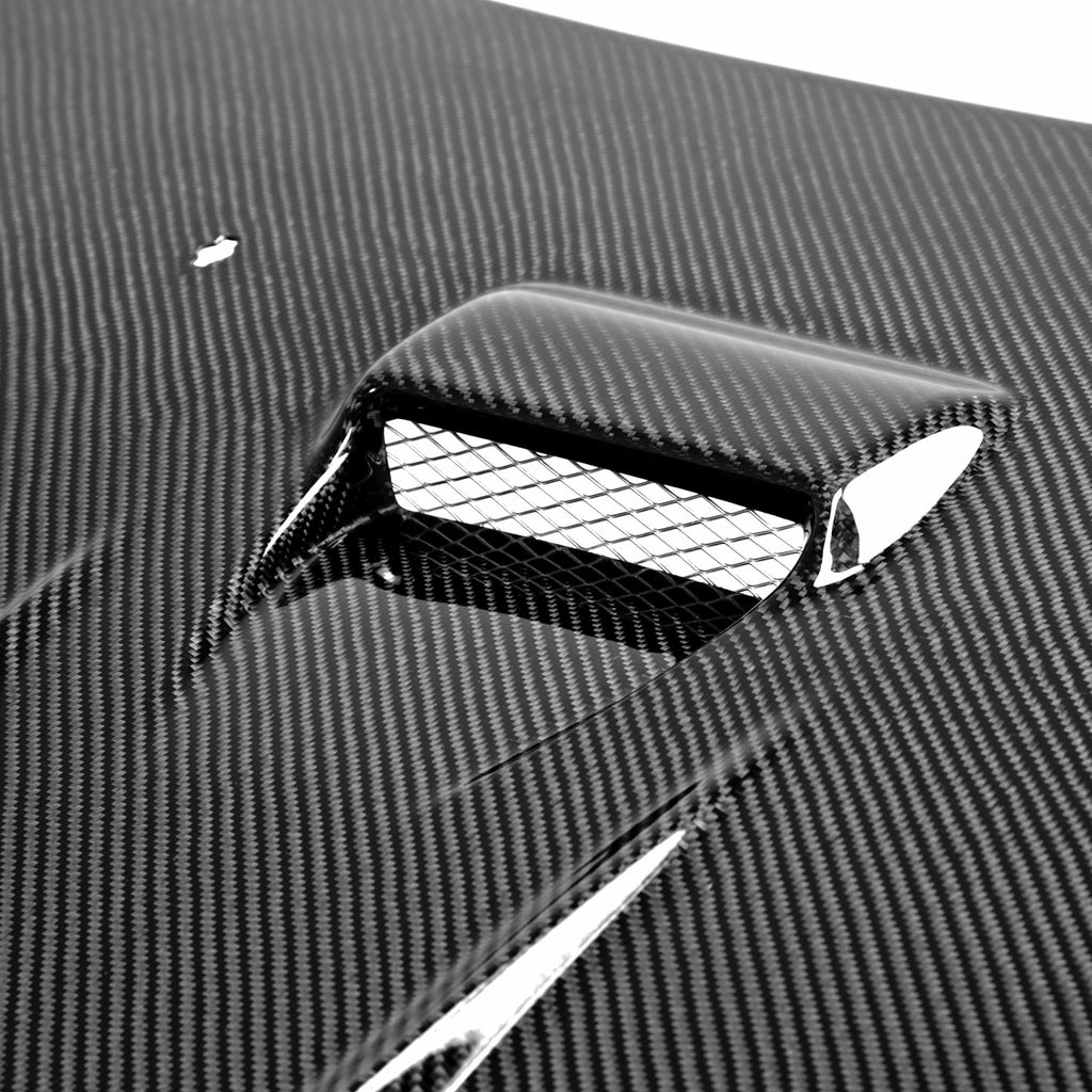 Seibon 08-12 Mitsubishi Lancer Evo X DV-Style Carbon Fiber Hood - Black Ops Auto Works