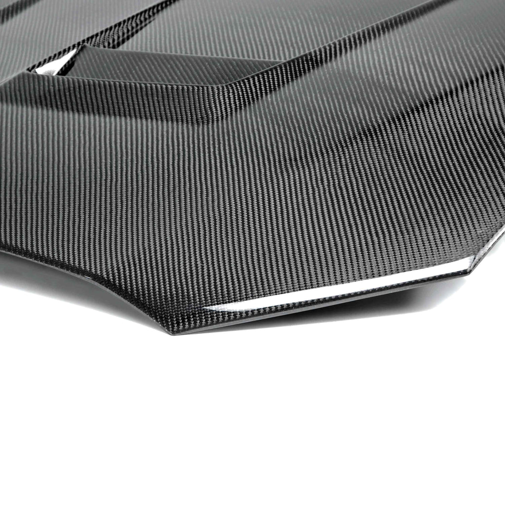 Seibon 08-12 Mitsubishi Lancer Evo X DV-Style Carbon Fiber Hood - Black Ops Auto Works