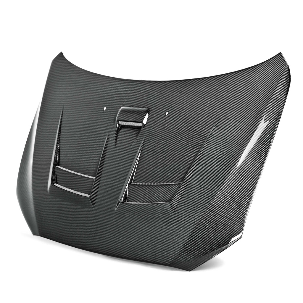 Seibon 08-12 Mitsubishi Lancer Evo X DV-Style Carbon Fiber Hood - Black Ops Auto Works