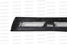 Load image into Gallery viewer, Seibon Seibon 08-12 Mitsubishi Lancer Evo X Shaved Emblem Carbon Fiber Front Grill does not fit MR model