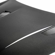 Load image into Gallery viewer, Seibon Seibon 10-11 VW Golf GTI 5K/MK6 TM Carbon Fiber Hood w/ Shaved Emblem