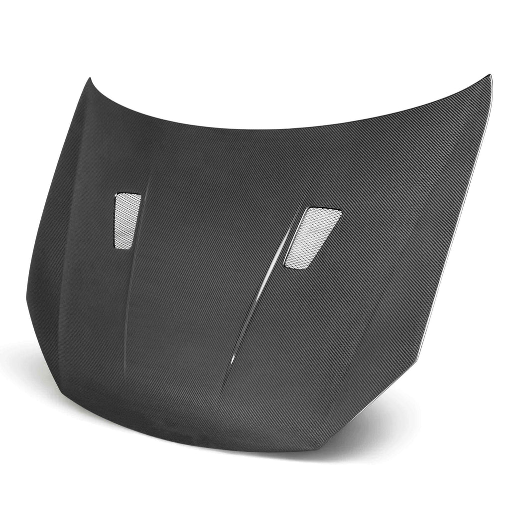 Seibon Seibon 10-11 VW Golf GTI 5K/MK6 TM Carbon Fiber Hood w/ Shaved Emblem