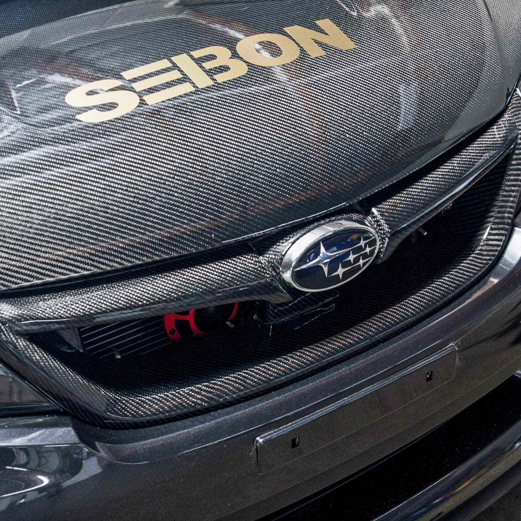 Seibon 11-13 Subaru Impreza/WRX/STi Carbon Fiber Front Grill - Black Ops Auto Works