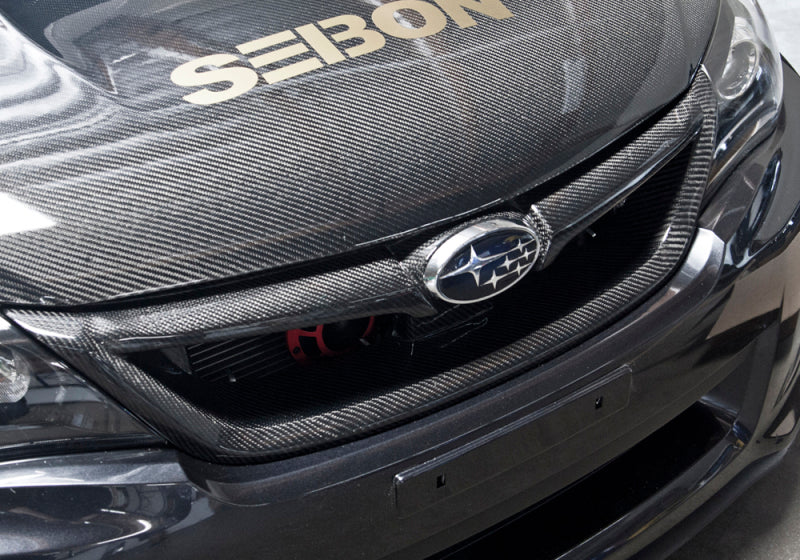 Seibon 11-13 Subaru Impreza/WRX/STi Carbon Fiber Front Grill - Black Ops Auto Works