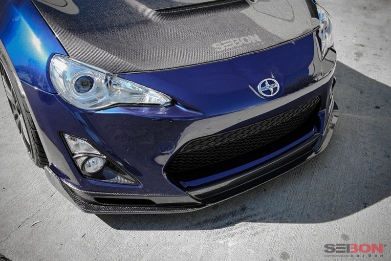 Seibon Seibon 12-13 BRZ/FRS KC Style Carbon FIber Front Lip