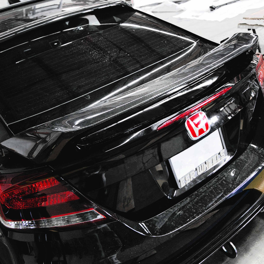 Seibon Seibon 14-15 Honda Civic 2 Door Si-Style Carbon Fiber Rear Spoiler