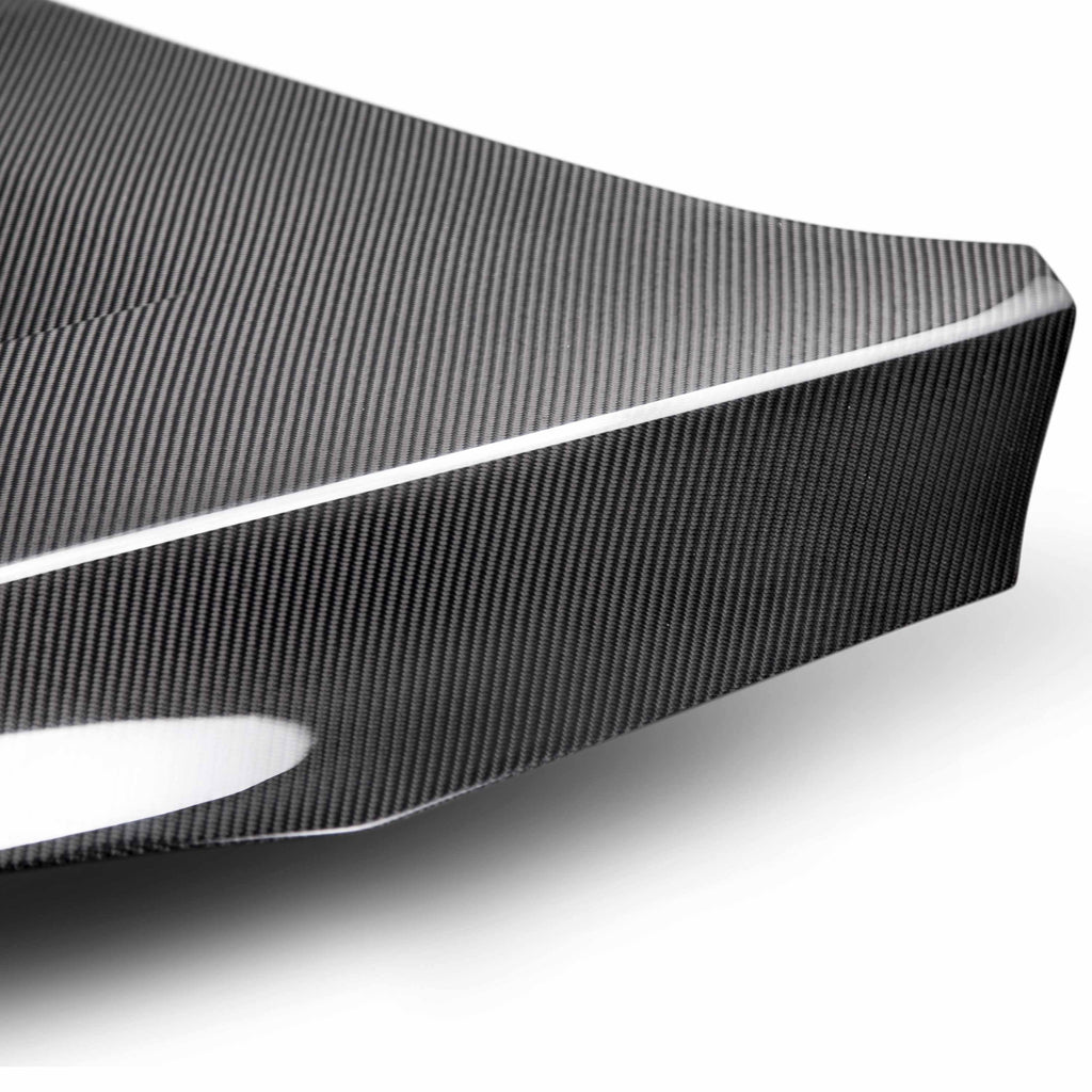 Seibon 15-16 Ford Focus TS-Style Gloss Finish Carbon Fiber Hood - Black Ops Auto Works