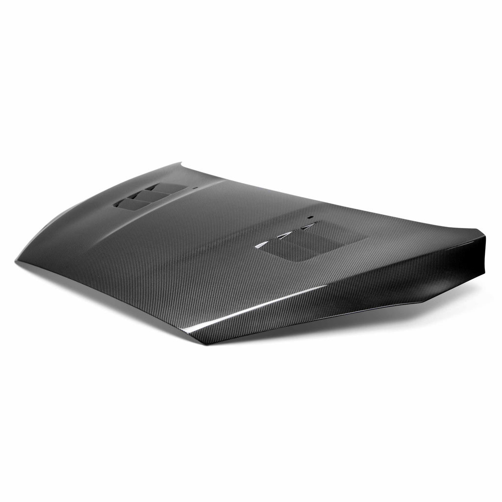 Seibon 15-16 Ford Focus TS-Style Gloss Finish Carbon Fiber Hood - Black Ops Auto Works