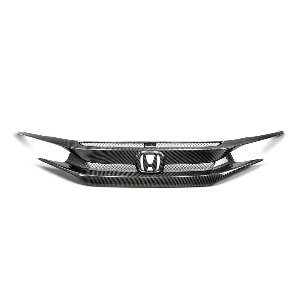 Seibon Seibon 16-18 Honda Civic OEM-Style Carbon Fiber Front Grill