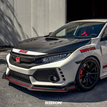 Load image into Gallery viewer, Seibon Seibon 17-18 Honda Civic Type-R TS-Style Carbon Fiber Hood