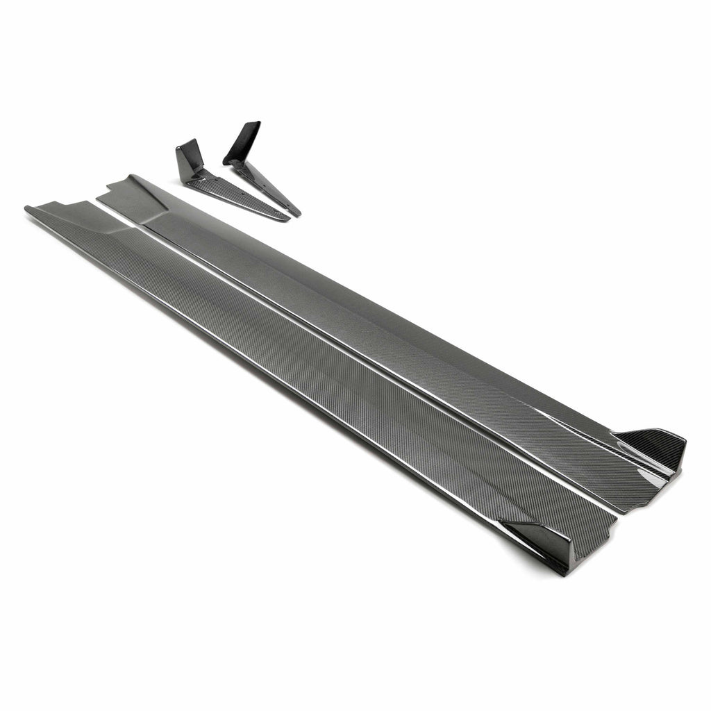 Seibon Seibon 17-19 Infiniti Q60 TB-Style Carbon Fiber Side Skirts