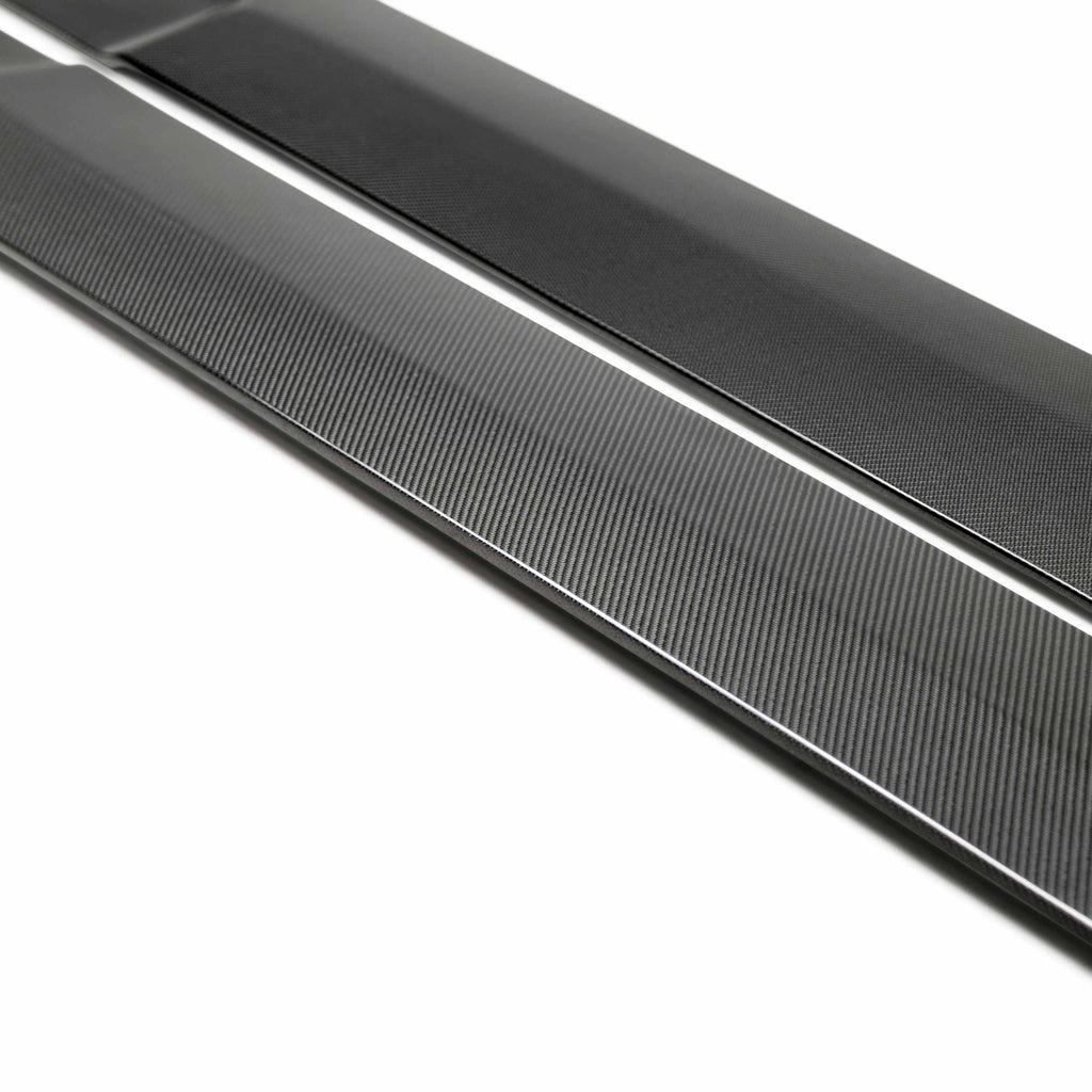 Seibon 17-19 Infiniti Q60 TB-Style Carbon Fiber Side Skirts - Black Ops Auto Works