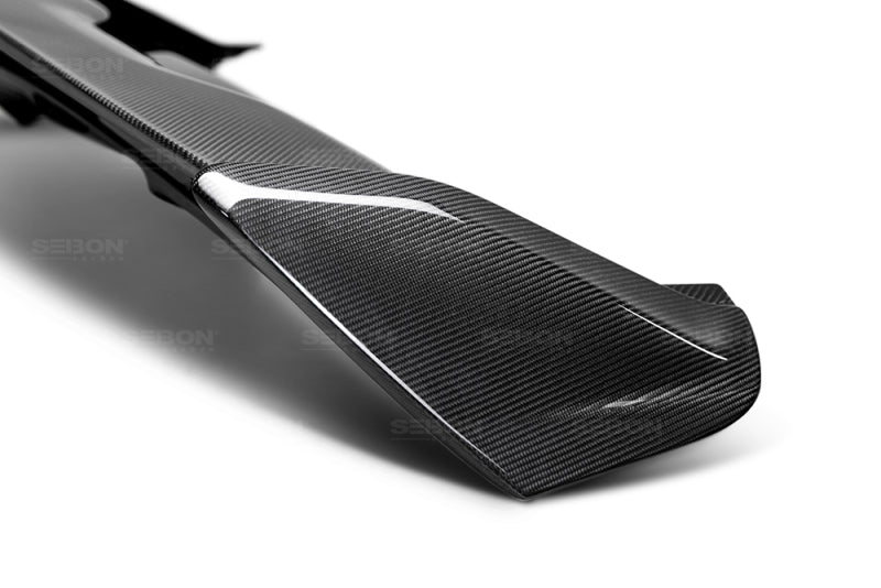 Seibon Seibon 2015-2017 Ford Focus ST/RS Hatchback Carbon Fiber Rear Spoiler (3rd Brake Light Not Included)