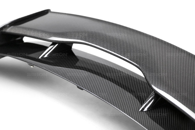 Seibon Seibon 2015-2017 Ford Focus ST/RS Hatchback Carbon Fiber Rear Spoiler (3rd Brake Light Not Included)