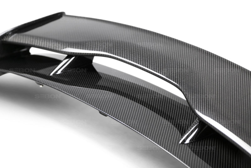 Seibon Seibon 2015-2017 Ford Focus ST/RS Hatchback Carbon Fiber Rear Spoiler (3rd Brake Light Not Included)