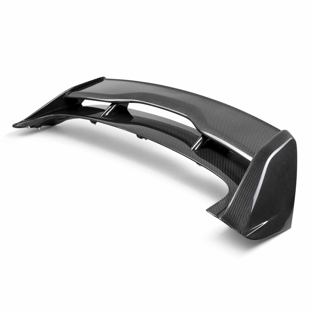 Seibon 2015-2017 Ford Focus ST/RS Hatchback Carbon Fiber Rear Spoiler (3rd Brake Light Not Included) - Black Ops Auto Works