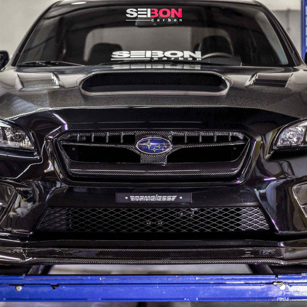Seibon 2015 Subaru WRX OEM Carbon Fiber Front Grill - Black Ops Auto Works