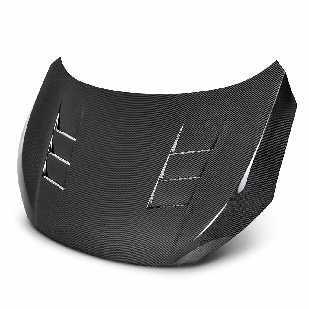 Seibon 2016-2018 Honda Civic Coupe/Sedan/Hatchback TS-Style Carbon Fiber Hood - Black Ops Auto Works