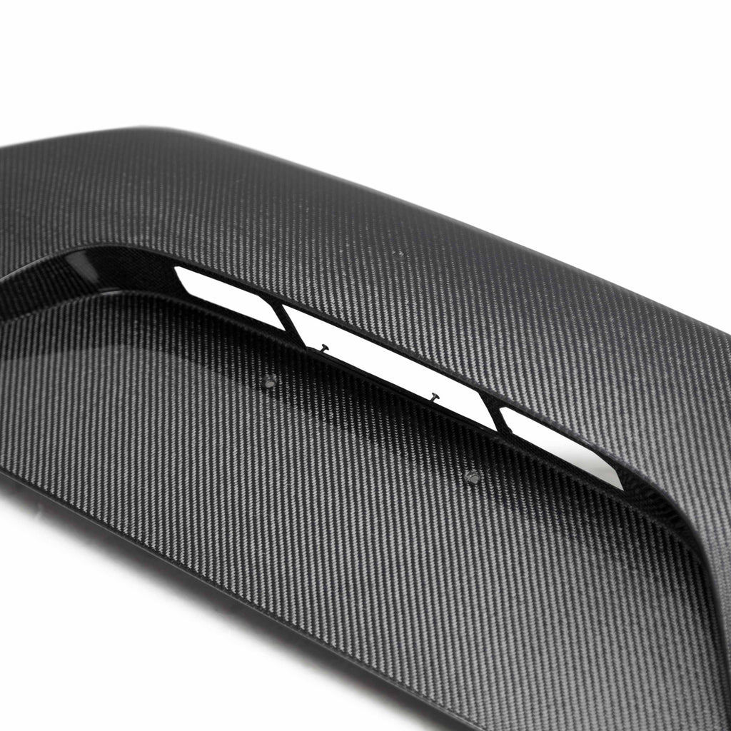 Seibon 2018 Kia Stinger OE-Style Carbon Fiber Rear Trunk Garnish - Black Ops Auto Works