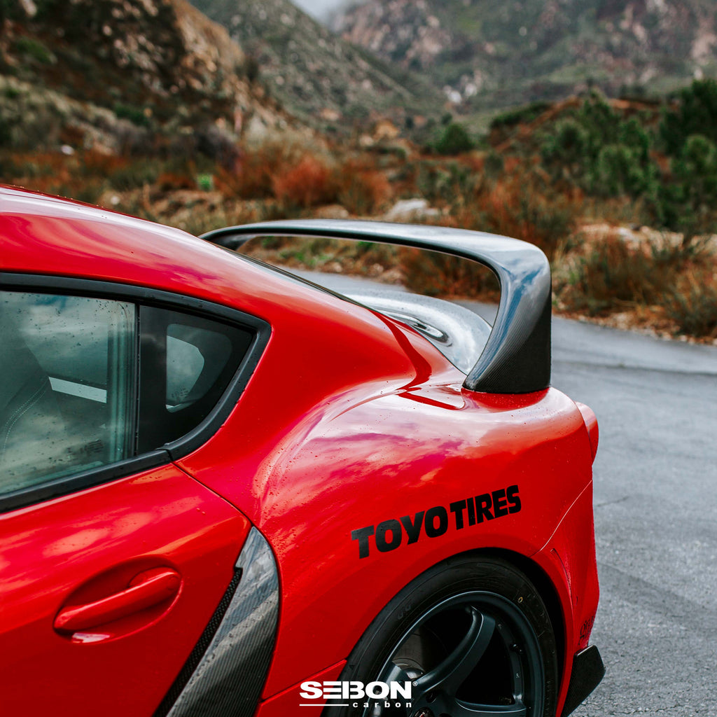 Seibon Seibon 2020 Toyota GR Supra MB-Style Carbon Fiber Rear Spoiler