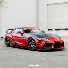 Load image into Gallery viewer, Seibon Seibon 2020 Toyota GR Supra OEM-Style Carbon Fiber Door Garnish