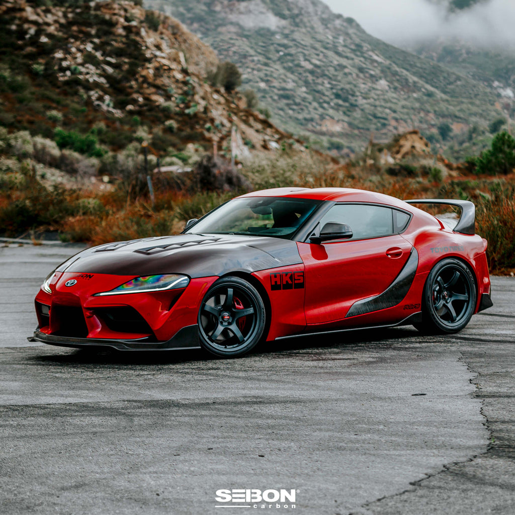 Seibon Seibon 2020 Toyota GR Supra OEM-Style Carbon Fiber Side Skirts