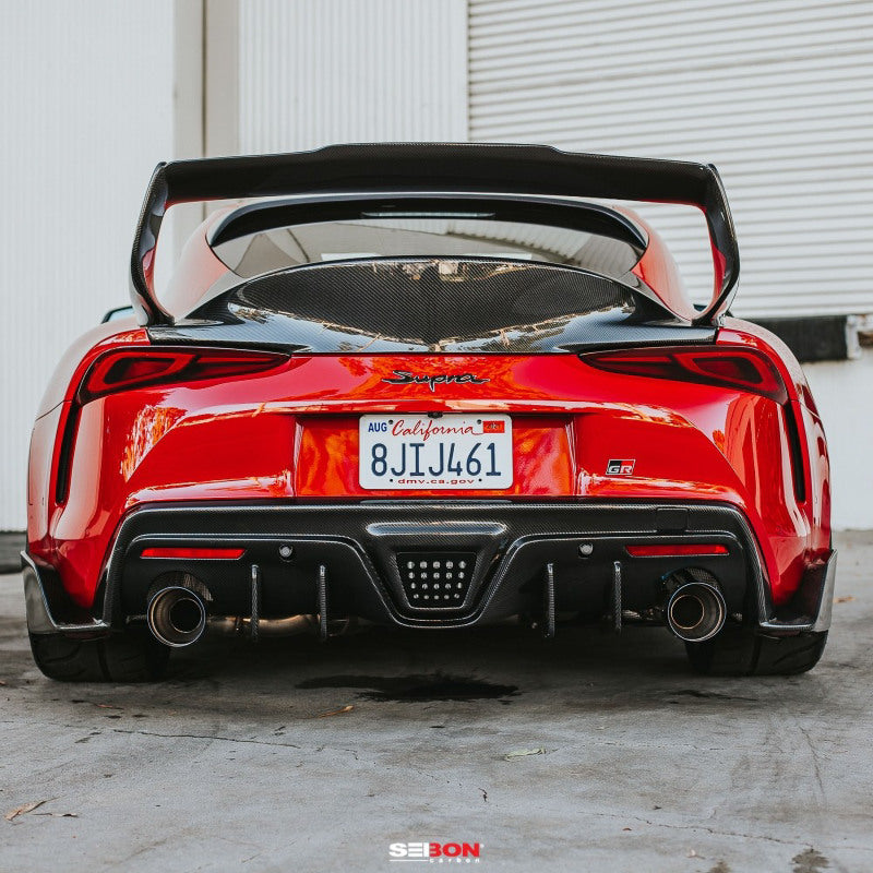Seibon Seibon 2020 Toyota Supra TD-Style Carbon Fiber Rear Spoiler