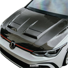 Load image into Gallery viewer, Seibon Seibon 2022-2023 Volkswagen Golf GTI/R DV-Style Carbon Fiber Hood