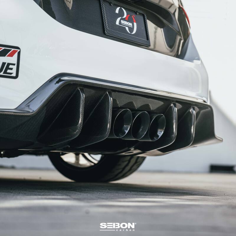 Seibon Seibon 2023+ Honda Civic Type R MB-Style Carbon Fiber Rear Diffuser