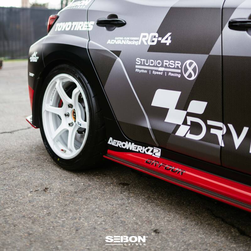 Seibon Seibon 2023+ Toyota GR Corolla MB-Style Carbon Fiber Side Skirts