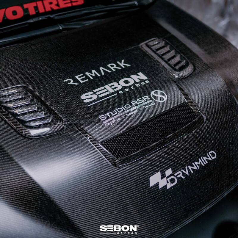 Seibon Seibon 2023 Toyota GR Corolla VS-Style Double-Sided Carbon Hood - Gloss Finish