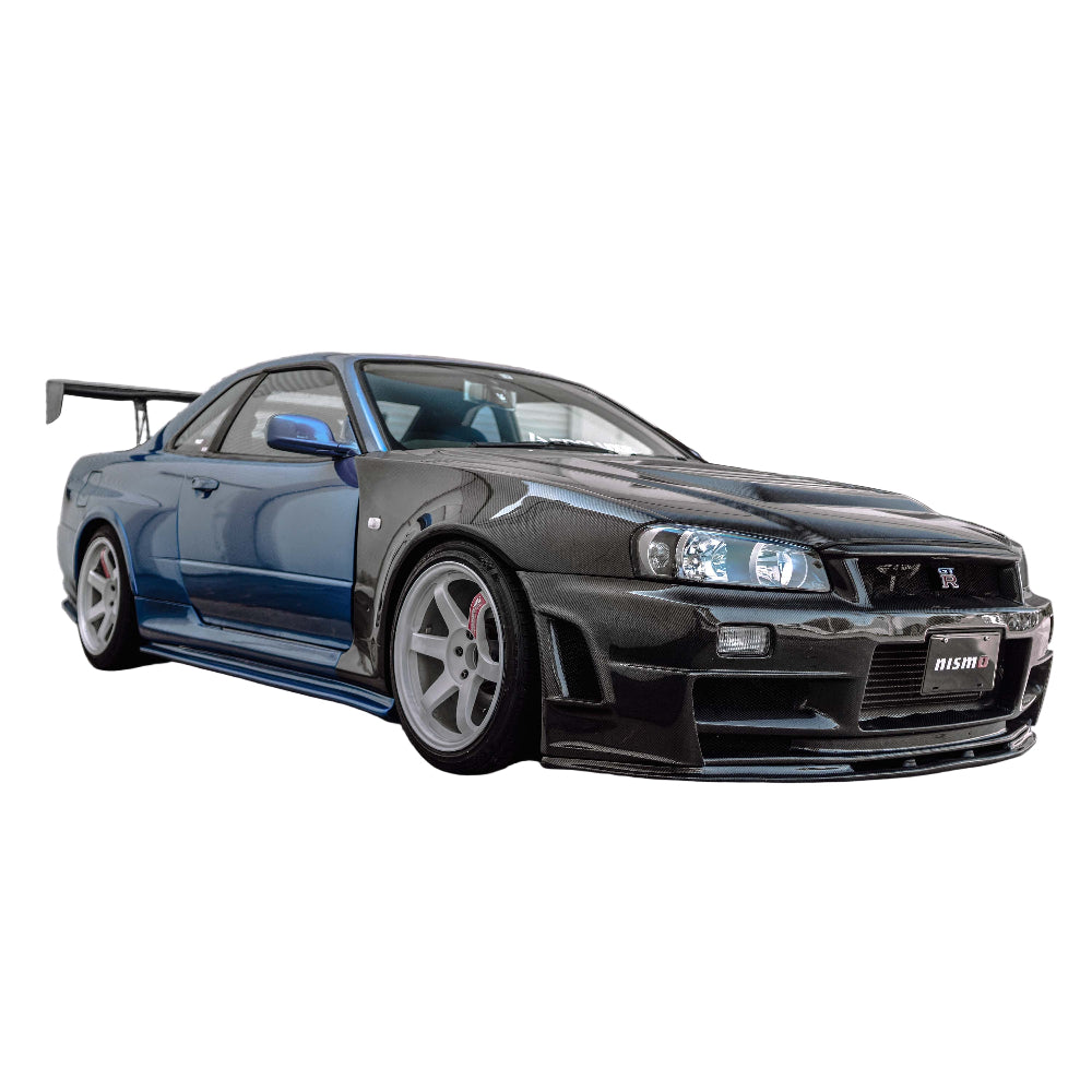 Seibon Seibon 99-01 Nissan Skyline R34 Carbon Fiber Fenders Pair