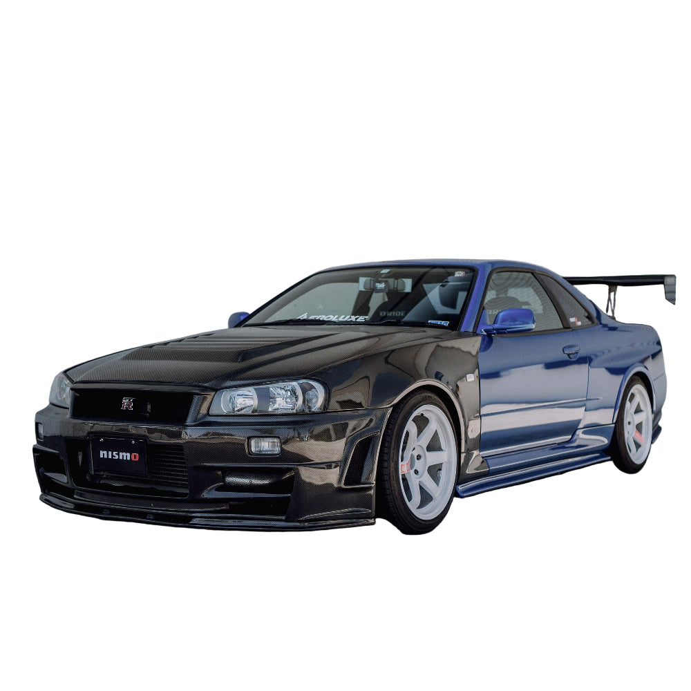 Seibon Seibon 99-01 Nissan Skyline R34 Carbon Fiber Fenders Pair