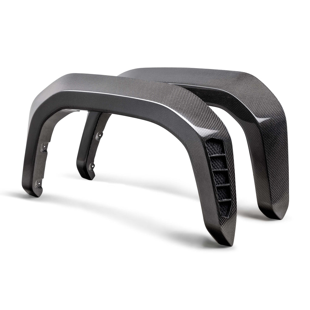 Seibon 2024 Toyota Tacoma TRD PRO Rear Carbon Fiber Fender Flares - Seibon FLR24TYTA-R