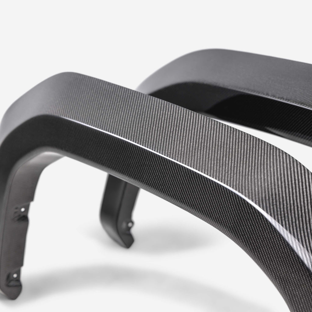 Seibon 2024 Toyota Tacoma TRD PRO Rear Carbon Fiber Fender Flares - Seibon FLR24TYTA-R