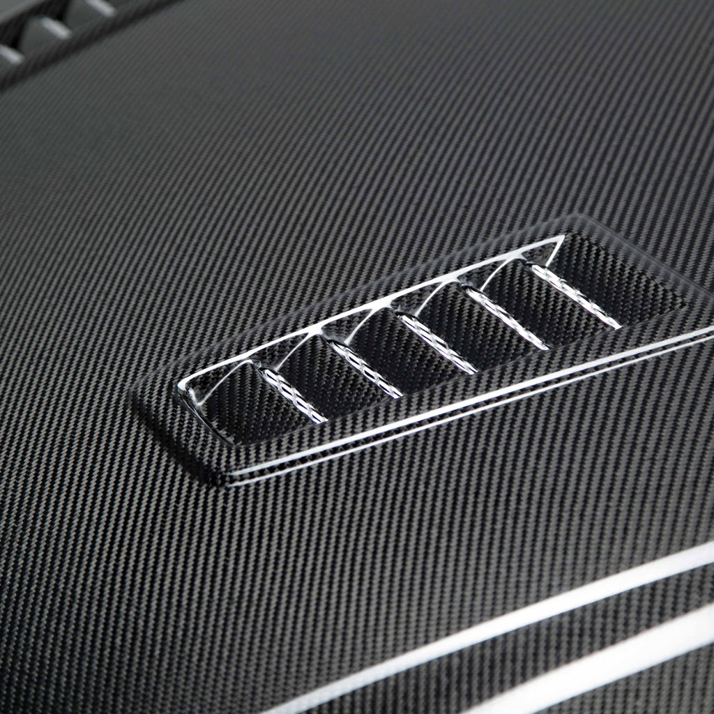 Seibon 12-13 Ford Focus RS-Style Carbon Fiber Hood - Seibon HD1213FDFO-RS