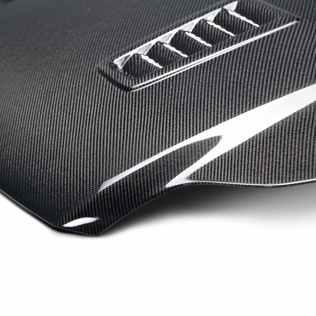 Seibon 12-13 Ford Focus RS-Style Carbon Fiber Hood - Seibon HD1213FDFO-RS