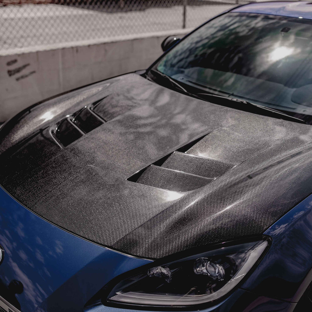 Seibon 2022 Toyota GR86/Subaru BRZ TS-Style Carbon Fiber Hood - Seibon HD22TY86-TS