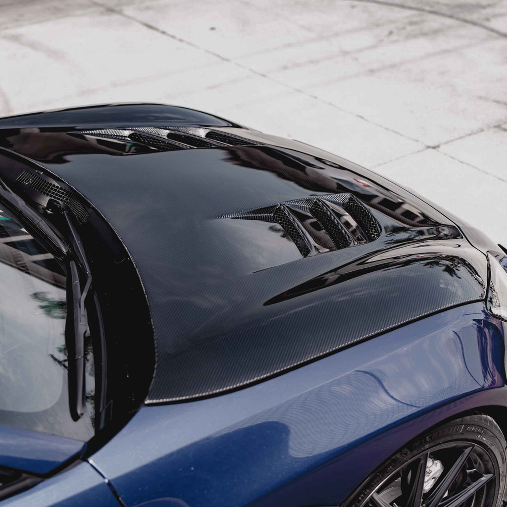 Seibon 2022 Toyota GR86/Subaru BRZ TS-Style Carbon Fiber Hood - Seibon HD22TY86-TS