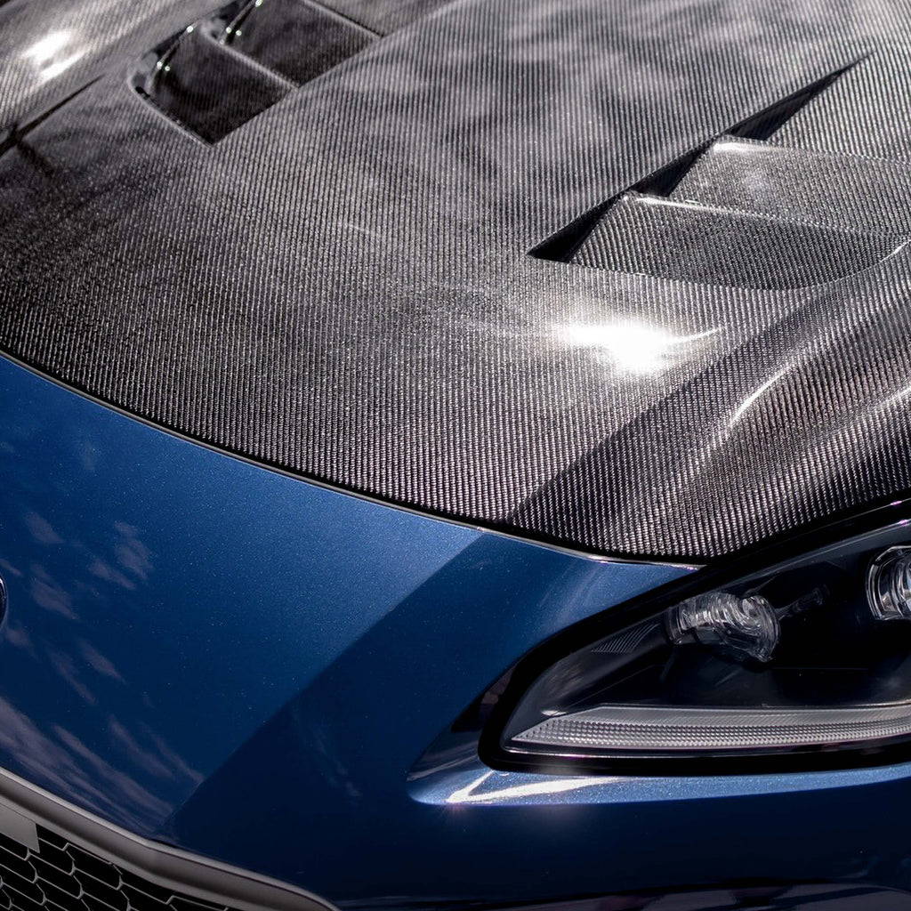 Seibon 2022 Toyota GR86/Subaru BRZ TS-Style Carbon Fiber Hood - Seibon HD22TY86-TS