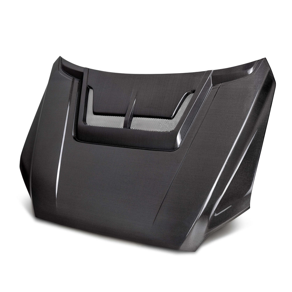 Seibon 22-24 Toyota Tundra / 23-24 Toyota Sequoia RR-Style Carbon Fiber Hood - Seibon HD23TYTU-RR