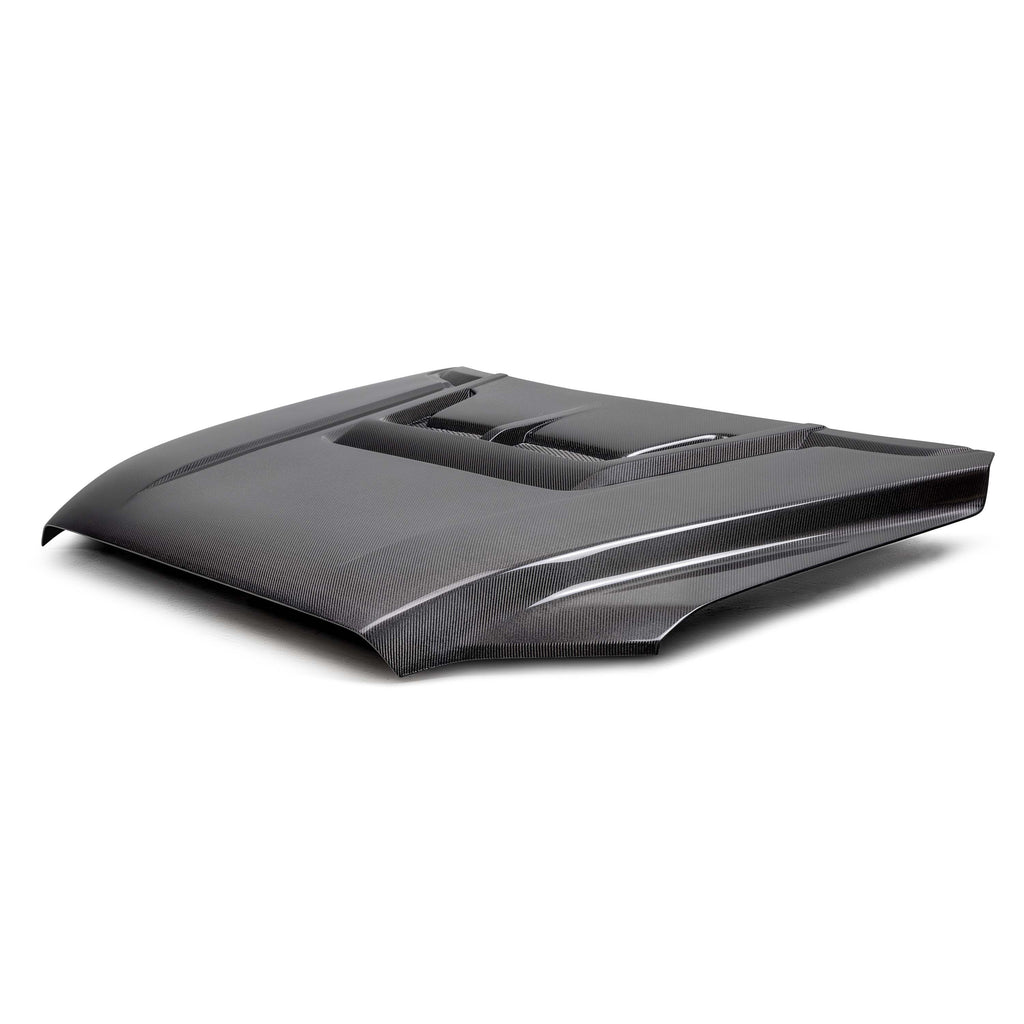 Seibon 22-24 Toyota Tundra / 23-24 Toyota Sequoia RR-Style Carbon Fiber Hood - Seibon HD23TYTU-RR