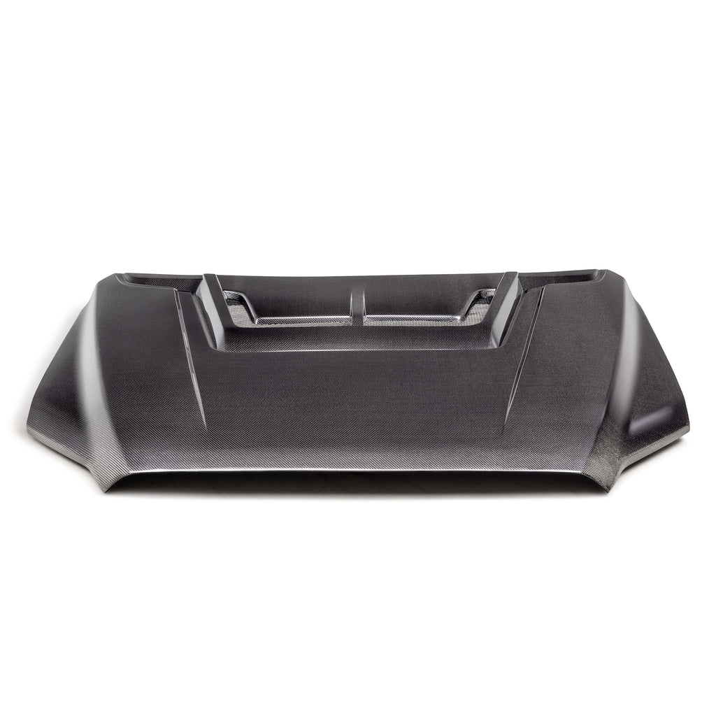 Seibon 22-24 Toyota Tundra / 23-24 Toyota Sequoia RR-Style Carbon Fiber Hood - Seibon HD23TYTU-RR
