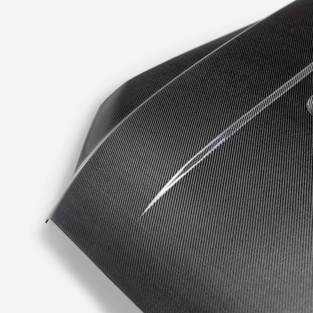 Seibon 22-24 Toyota Tundra / 23-24 Toyota Sequoia RR-Style Carbon Fiber Hood - Seibon HD23TYTU-RR