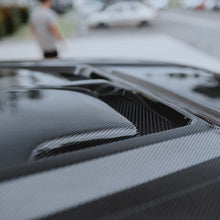 Load image into Gallery viewer, Seibon 22-24 Toyota Tundra / 23-24 Toyota Sequoia RR-Style Carbon Fiber Hood - Seibon HD23TYTU-RR