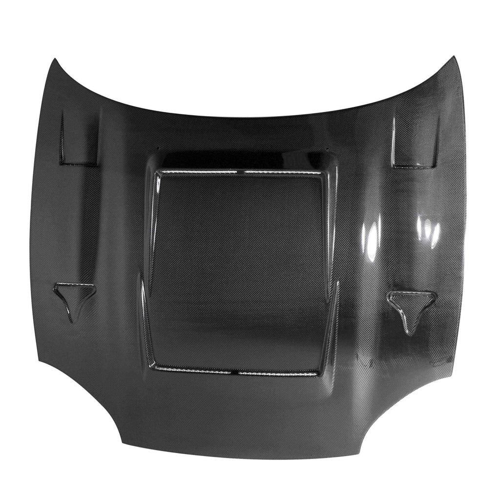 Seibon 94-98 Mitsubishi 3000GT DVII Carbon Fiber Hood - Seibon HD9498MITGT-DVII