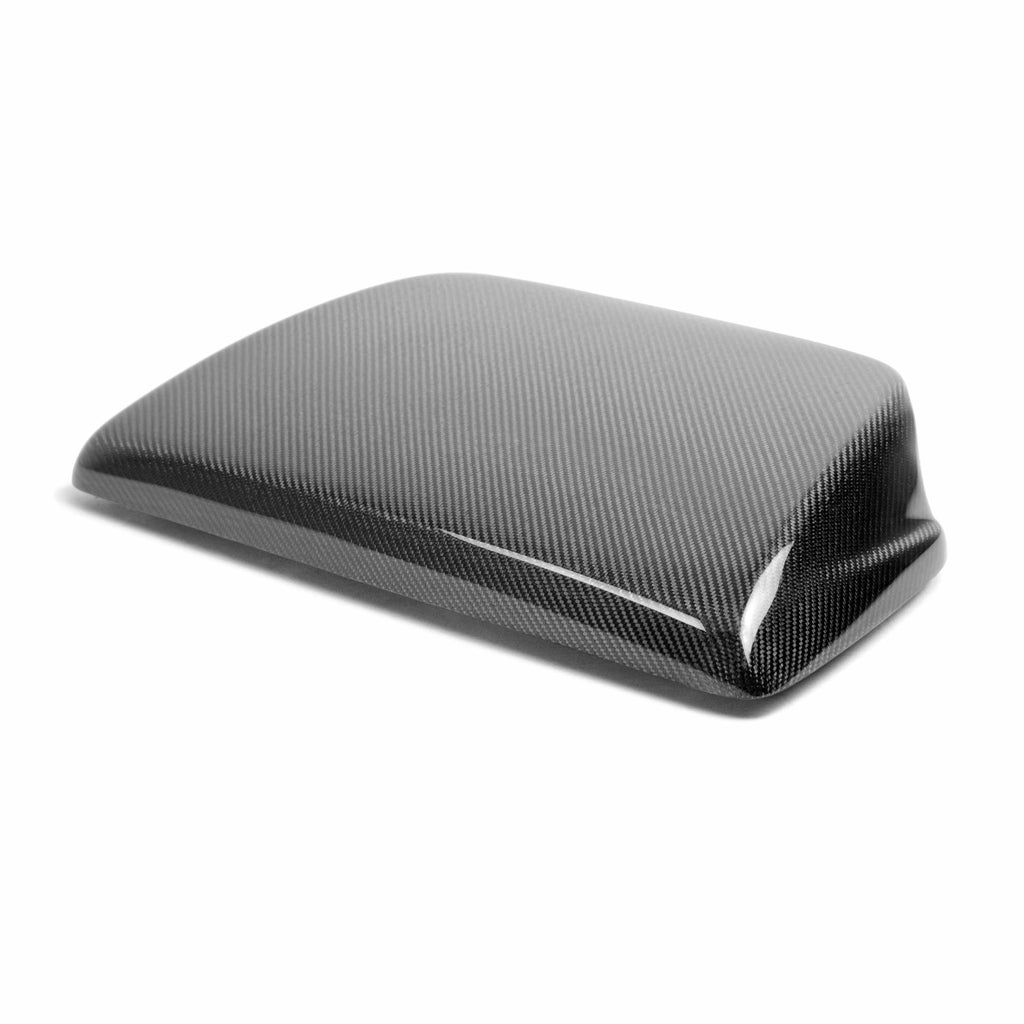 Seibon 04-05 Subaru WRX/STi STi Carbon Fiber Hood Scoop - Only Fits OEM Hoods (Not Seibon Hoods) - Seibon HDS0405SBIMP-STI
